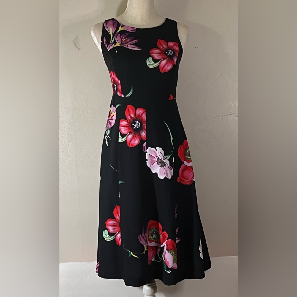ANN TAYLOR Petite Flowered Dress- Sz 2P